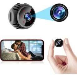 Mini Caméra Espion Sans Fil Cachée WiFi Nanny Cam Baby Monitor 1080P HD Enregistreur Vidéo D'intérieur De Sécurité à Domicile