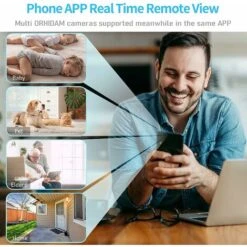 Mini Caméra Espion Sans Fil Cachée WiFi Nanny Cam Baby Monitor 1080P HD Enregistreur Vidéo D'intérieur De Sécurité à Domicile -Dahuace Boutique 95442714 3