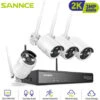 SANNCE Kit Caméra De Surveillance Sans Fil NVR 5 MP 8 CH Sans Fil + 4 X 3 MP Caméra De Surveillance Extérieure Avec Disque Dur 1 To AI Human Detection IP66 étanche Compatible Amazon Alexa 1 SANNCE Kit Caméra De Surveillance Sans Fil NVR 5 MP 8 CH Sans Fil + 4 X 3 MP Caméra De Surveillance Extérieure Avec Disque Dur 1 To AI Human Detection IP66 étanche Compatible Amazon Alexa -Dahuace Boutique 95842609 1