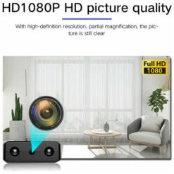 Mini Caméra Espion, Caméra De Sécurité Cachée Sans Fil HD 1080p Compatible Caméra De Surveillance WiFi Pour Bureau à Domicile Ou Extérieur (noir) -Dahuace Boutique 96500004 2