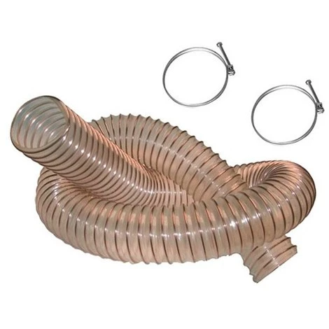 10 M De Tuyau Flexible D'aspiration PU Acier Cuivré D. 100 Mm + 2 Colliers De Serrage - DW-257258022 - Diamwood 3 10 M De Tuyau Flexible D'aspiration PU Acier Cuivré D. 100 Mm + 2 Colliers De Serrage - DW-257258022 - Diamwood