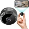 Mini Caméra, Caméra De Surveillance 1080p WiFi Avec Détection De Mouvement, Vision Nocturne, Caméra De Surveillance Avec Courant De Batterie Convient Pour Les Familles(Noir) -Dahuace Boutique 97242788 1