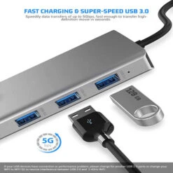 Hub USB C HDMI, Adaptateur Multiport 12-en-1 Vers Dual HDMI Et VGA, Carte SD/TF, 4 Ports USB, Docking Station Double HDMI Pour MacBook -Dahuace Boutique 97245667 3