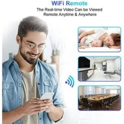 Mini Caméra Espion WiFi Nanny Caméra Cachée Full HD 1080P Caméra Surveillance Voiture Sans Fil Avec Vision Nocturne Et Détection De Mouvement Spy Cam Micro Camera Pour La Maison Et Le Bureau -Dahuace Boutique 97502025 3