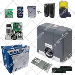 FAAC GENIUS Kit Automatisme Portail Coulissant BLIZZARD 104014 433 500kg 230v