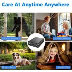 La Plus Petite Caméra Espion WiFi HD1080P Télécommande Sans Fil Portable Caméra IP Sans Fil Nanny Cam Baby Monitor -Dahuace Boutique 98637127 4