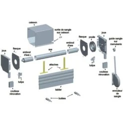 Attache Tablier à Visser Pour Lame De 8 Mm -Dahuace Boutique 98886629 3