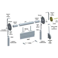 Poulie Ø 125 Mm Carré 10 Mm -Dahuace Boutique 98886715 3
