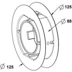 Poulie Clippable Ø 125 Mm -Dahuace Boutique 98887138 2