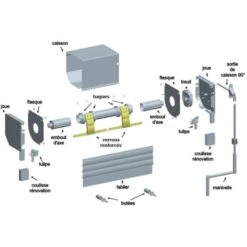 Attache Verrou Renforcée 2 Maillons Lame 8 Mm -Dahuace Boutique 98887248 3