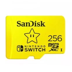 SanDisk Carte MicroSDXC UHS-I Pour Nintendo Switch 256Go - Produit Sous Licence Nintendo