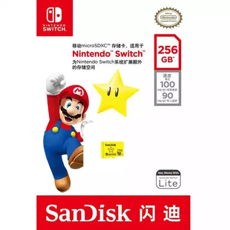 SanDisk Carte MicroSDXC UHS-I Pour Nintendo Switch 256Go - Produit Sous Licence Nintendo 5 SanDisk Carte MicroSDXC UHS-I Pour Nintendo Switch 256Go - Produit Sous Licence Nintendo – Image 3